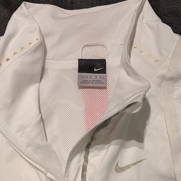 Nike Vintage White Wind Breaker - Sz XL - Picture 6 of 12